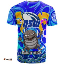 Amazing Aussie Cockroaches Team Custom Naidoc Week and Torres Strait Aboriginal Inspired Flag  T-shirt