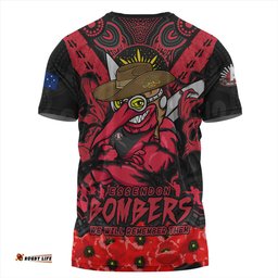 Amazing Aussie Essendon Ripped Legacy Of The Game The ANZAC Spirit Lives On T-shirt