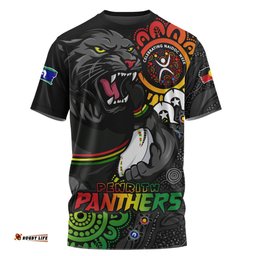 Amazing Aussie Penrith Panthers Power Through Generations NAIDOC Edition T-shirt