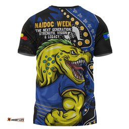 Amazing Aussie Parramatta Eels NAIDOC Indigenous Warrior Spirit T-shirt