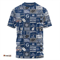 Amazing Aussie Geelong Cats Legacy Of The Pride Comic Style T-shirt
