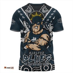 Amazing Aussie Carlton Ripped Legacy Of The Game T-shirt