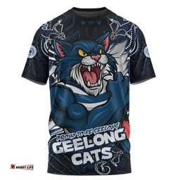 Amazing Aussie Geelong Cats Spirit Warriors Of The Game T-shirt