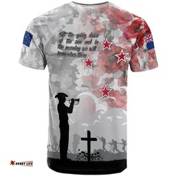 Amazing Aussie New Zealand Anzac We Will Remember Them T-shirt