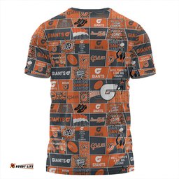 Amazing Aussie GWS GIANTS Legacy Of The Pride Comic Style T-shirt