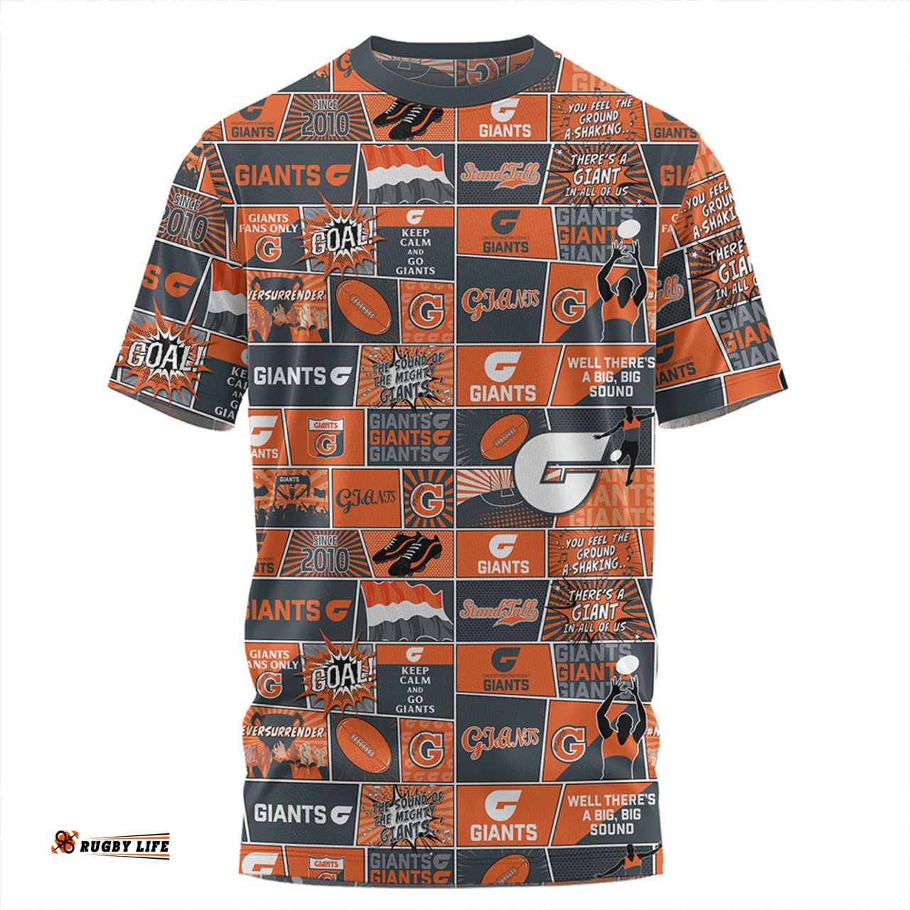 Amazing Aussie GWS GIANTS Legacy Of The Pride Comic Style T-shirt