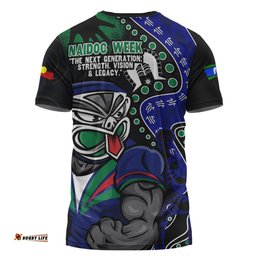 Amazing Aussie New Zealand Warriors NAIDOC Indigenous Warrior Spirit T-shirt