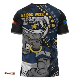 Amazing Aussie North Queensland Cowboys NAIDOC Indigenous Warrior Spirit T-shirt