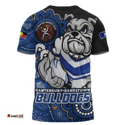 Amazing Aussie Canterbury Bankstown Bulldogs Power Through Generations NAIDOC Edition T-shirt