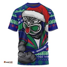 Amazing Aussie New Zealand Warriors Ugly Knit Style For Christmas Game Fans T-shirt