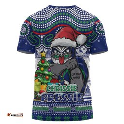 Amazing Aussie New Zealand Warriors Aussie Ugly Christmas For Die Hard Fan Supporters T-shirt