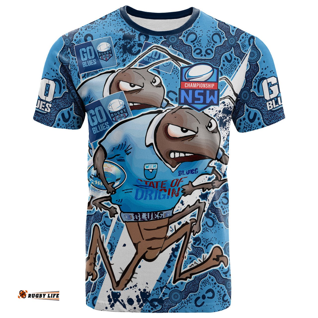 Amazing Aussie Cockroaches League Custom NSW Cockroaches Super Cockroaches League With Culture  T-shirt