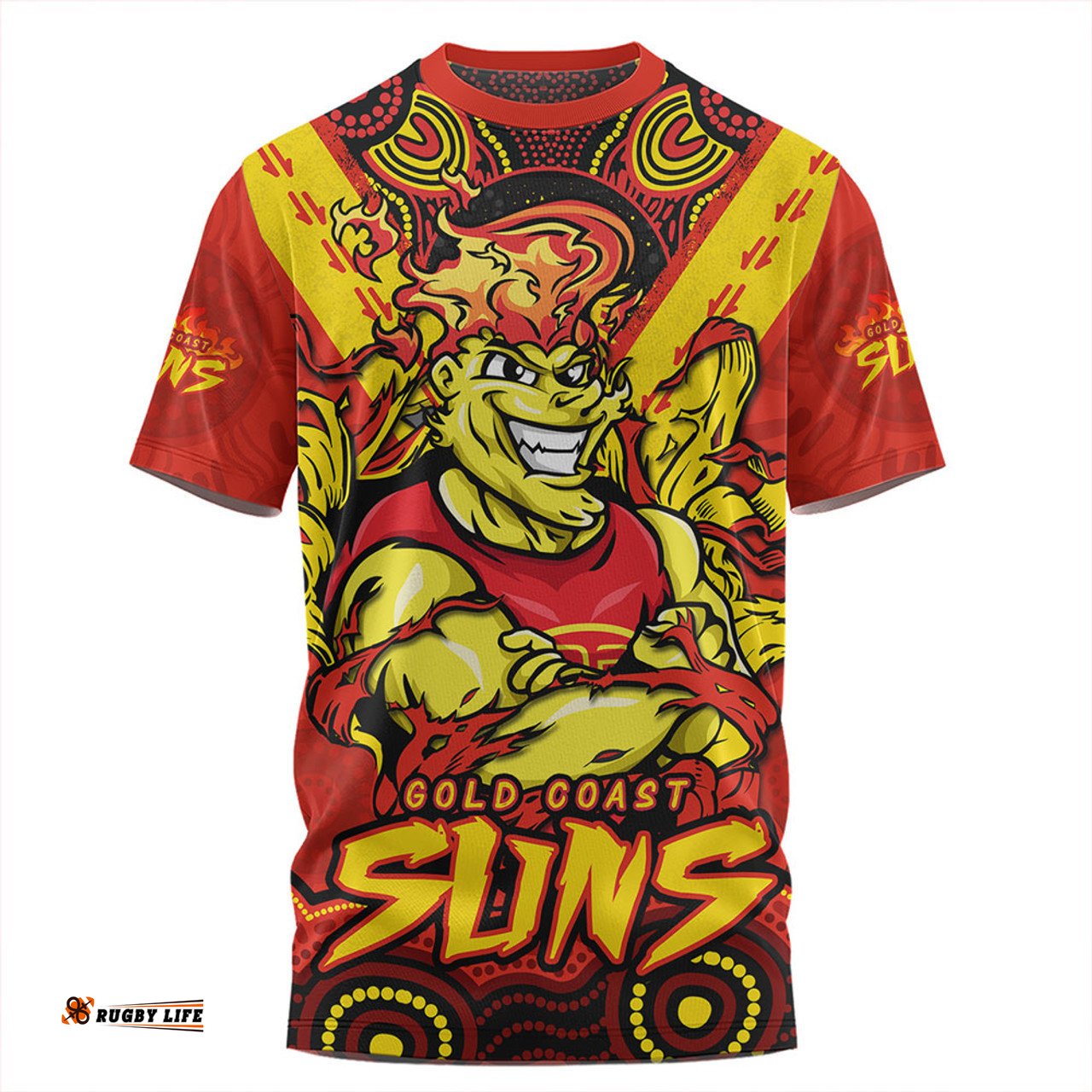 Amazing Aussie Gold Coast SUNS Ripped Legacy Of The Game T-shirt