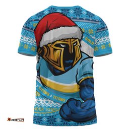 Amazing Aussie Gold Coast Titans Ugly Knit Style For Christmas Game Fans T-shirt