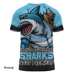 Amazing Aussie Cronulla Sutherland Sharks Unleash Power In The Ultimate Battle T-shirt
