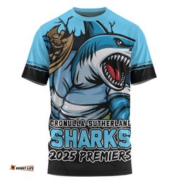 Amazing Aussie Cronulla Sutherland Sharks Unleash Power In The Ultimate Battle T-shirt