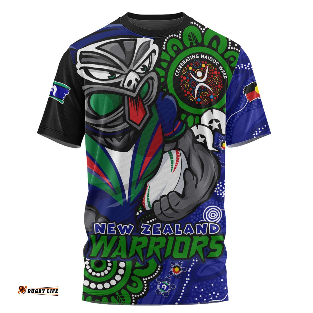 Amazing Aussie New Zealand Warriors Power Through Generations NAIDOC Edition T-shirt