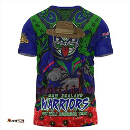 Amazing Aussie New Zealand Warriors Ripped Legacy Of The Game The ANZAC Spirit Lives On T-shirt