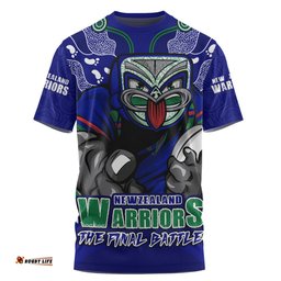 Amazing Aussie New Zealand Warriors Final Clash Battle Edition T-shirt