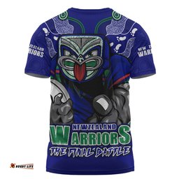 Amazing Aussie New Zealand Warriors Final Clash Battle Edition T-shirt