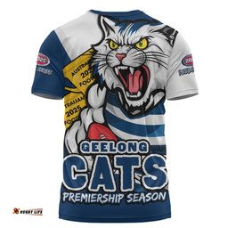 Amazing Aussie Geelong Cats Australian Football Finals Premiership Spirit T-shirt