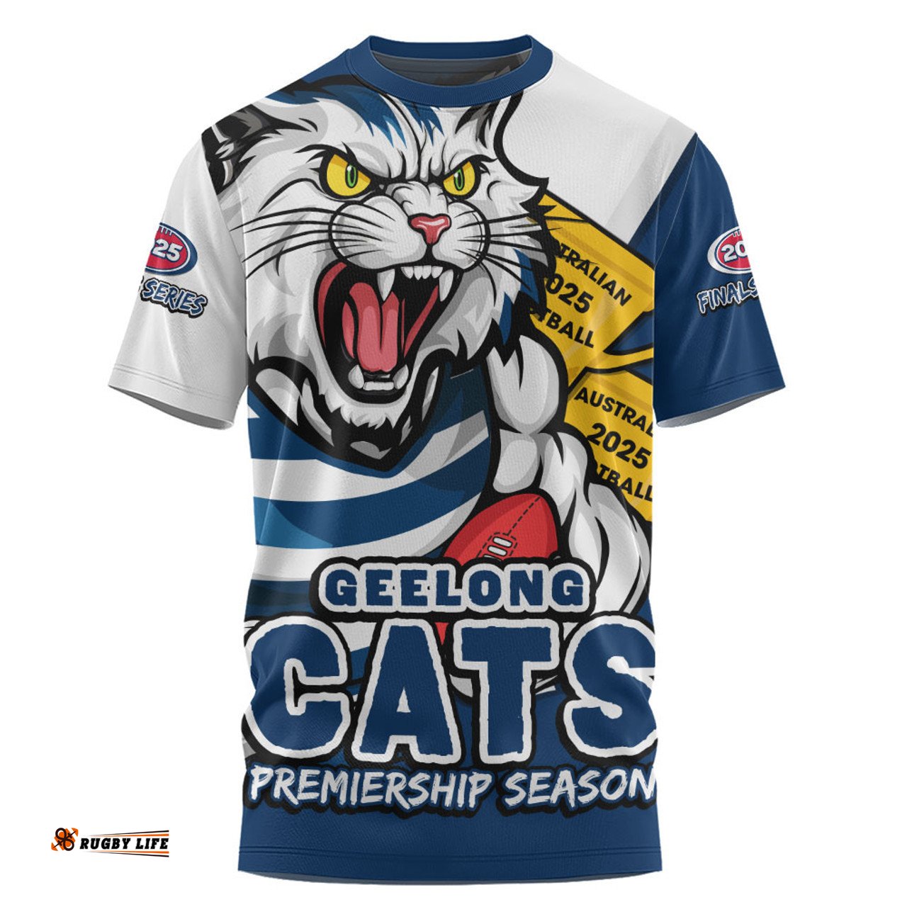 Amazing Aussie Geelong Cats Australian Football Finals Premiership Spirit T-shirt