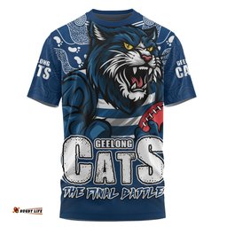 Amazing Aussie Geelong Cats Final Clash Battle Edition T-shirt