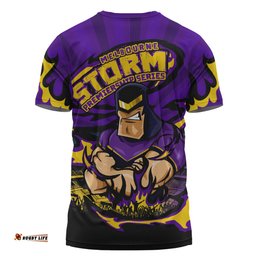 Amazing Aussie Melbourne Storm Premiership Series Sports Gear T-shirt