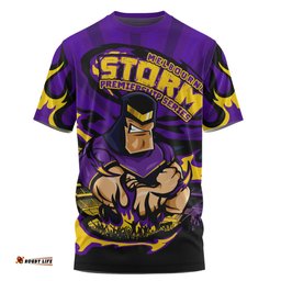 Amazing Aussie Melbourne Storm Premiership Series Sports Gear T-shirt