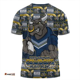 Amazing Aussie North Queensland Cowboys Champion���s Pride Comic Style T-shirt