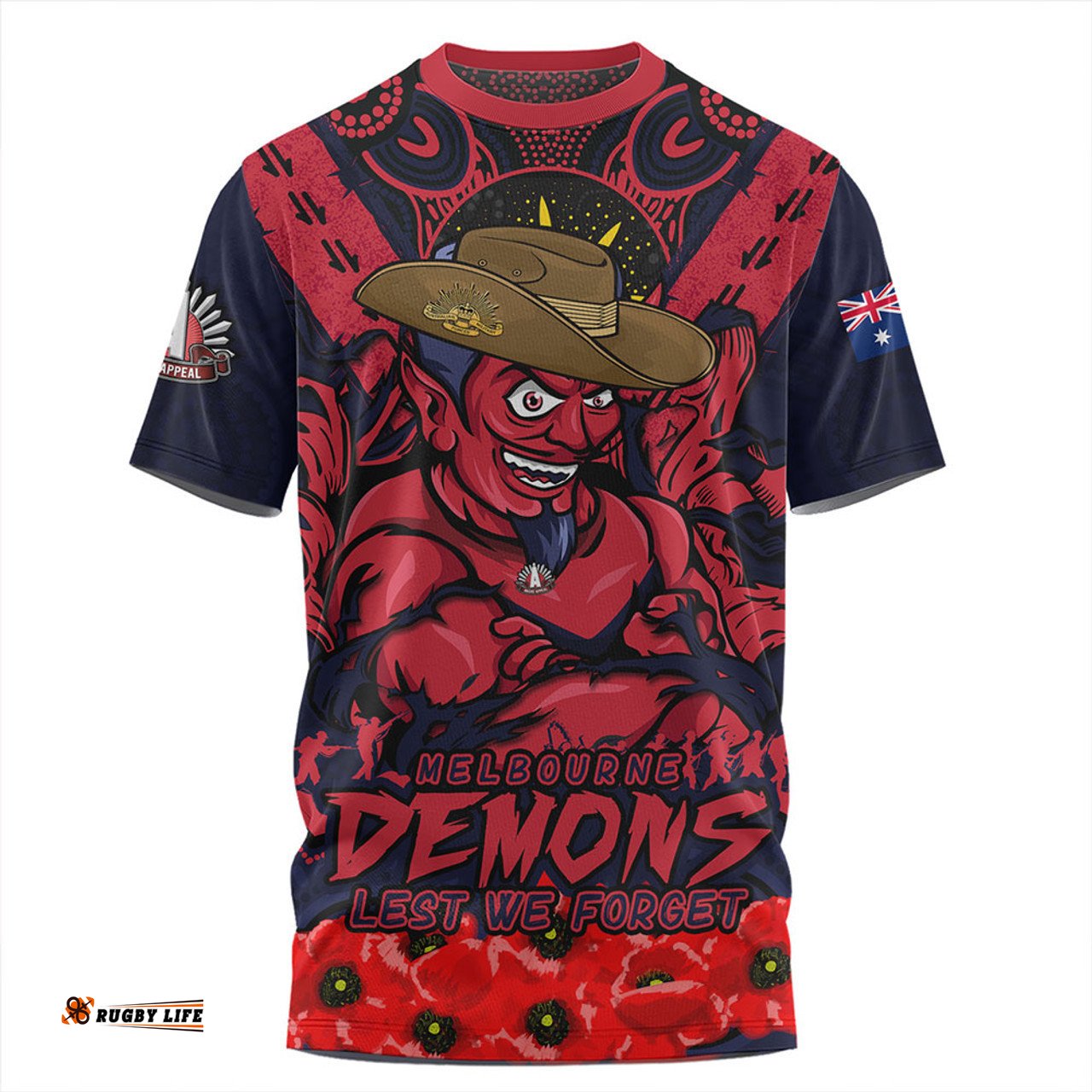 Amazing Aussie Melbourne Ripped Legacy Of The Game The ANZAC Spirit Lives On T-shirt