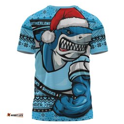 Amazing Aussie Cronulla Sutherland Sharks Ugly Knit Style For Christmas Game Fans T-shirt