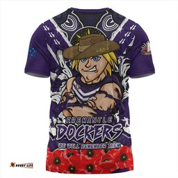 Amazing Aussie Fremantle Ripped Legacy Of The Game The ANZAC Spirit Lives On T-shirt