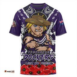 Amazing Aussie Fremantle Ripped Legacy Of The Game The ANZAC Spirit Lives On T-shirt