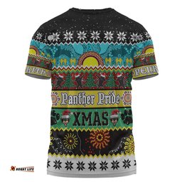Amazing Aussie Penrith Panthers Christmas Aboriginal Custom Indigenous Knitted Ugly Xmas Style  T-shirt