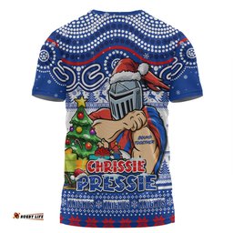 Amazing Aussie Newcastle Knights Aussie Ugly Christmas For Die Hard Fan Supporters T-shirt
