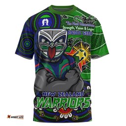 Amazing Aussie New Zealand Warriors Spirit Of NAIDOC Series T-shirt