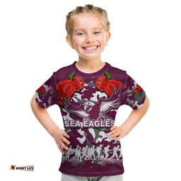 anzac day t shirt sea eagles army style