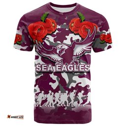 anzac day t shirt sea eagles army style
