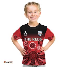 adelaide united football t shirt indigenous art