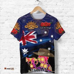 australia aboriginal anzac t shirt remembrance vibes navy