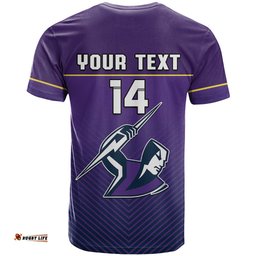 custom text and number storm rugby 2023 t shirt purple sporty go storm