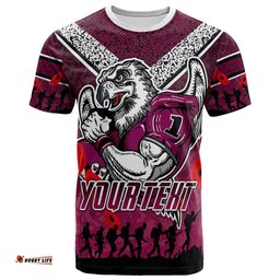 sea eagles rugby t shirt custom anzac eagles t shirt
