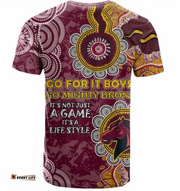 australia brisbane city custom t shirt its not just a game its a life style t shirt