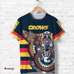 custom personalised adelaide t shirt crows aboriginal sport style