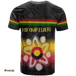 Amazing Aussie Penrith Panthers Naidoc T-shirt - Custom For Our Elders T-shirt