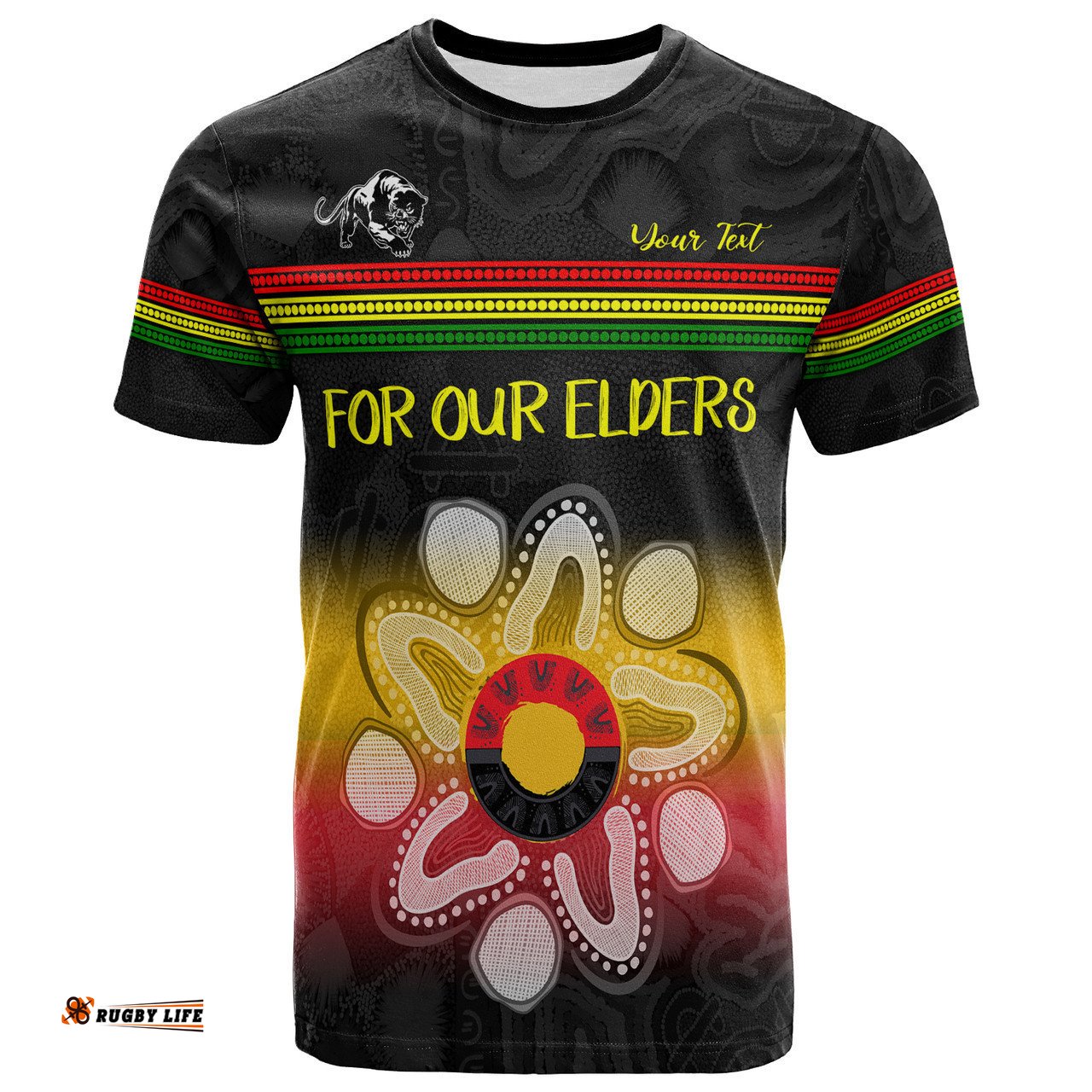 Amazing Aussie Penrith Panthers Naidoc T-shirt - Custom For Our Elders T-shirt