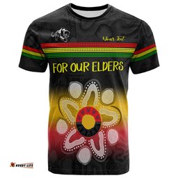 Amazing Aussie Penrith Panthers Naidoc T-shirt - Custom For Our Elders T-shirt