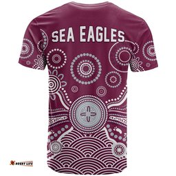 sea eagles t shirt manly warringah 1946 indigenous painting