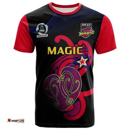aotearoa netball t shirt waikato bay of plenty magic 2023 anz premiership